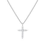 PAVOI 14K Gold Plated Women's Cross Necklace