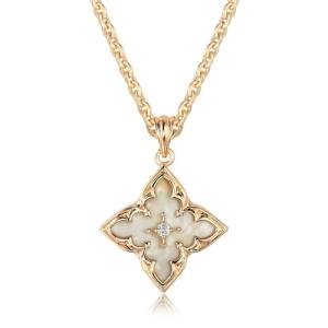 Fettero Lucky Clover Necklace in 14K Gold