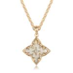 Fettero Lucky Clover Necklace in 14K Gold
