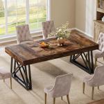 Tribesigns Farmhouse Dining Table for 4-6