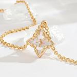 Fettero Lucky Clover Necklace in 14K Gold
