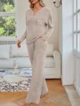 LILLUSORY Women's Cozy 2-Piece Lounge Set