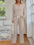 LILLUSORY Women's Cozy 2-Piece Lounge Set