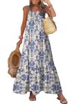 Dokotoo Women's Boho Maxi Sundress for Summer