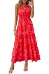 PRETTYGARDEN Women's Boho Floral Maxi Dress