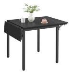 VASAGLE Drop Leaf Dining Table for Small Spaces