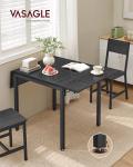 VASAGLE Drop Leaf Dining Table for Small Spaces