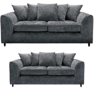 Grey 3+2 Settee Couch for Comfortable Living Room
