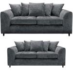 Grey 3+2 Settee Couch for Comfortable Living Room
