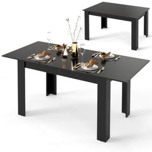 COSTWAY Expandable Dining Table for 6-8 People