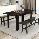 COSTWAY Expandable Dining Table for 6-8 People