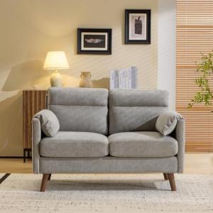 Bonnlo Small Modern 2-Seater Sofa with Storage