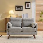 Bonnlo Small Modern 2-Seater Sofa with Storage