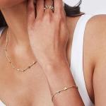 Kendra Scott Haven Heart Gold Chain Bracelet