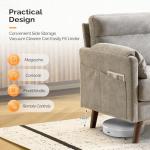 Bonnlo Small Modern 2-Seater Sofa with Storage