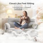 Bonnlo Small Modern 2-Seater Sofa with Storage