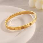 4-Pack 18K Gold Plated Bracelets for Women