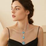 20-Piece Silver Bohemian Jewelry Set for Women