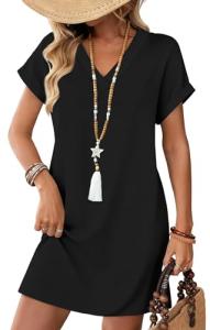 Elegant Black Dress for Summer Weddings and Vacations