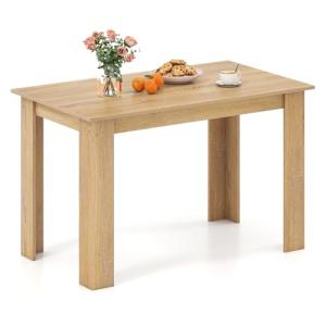 COSTWAY Rectangular Kitchen Dining Table for 4-6