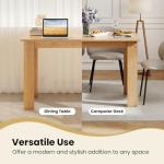 COSTWAY Rectangular Kitchen Dining Table for 4-6