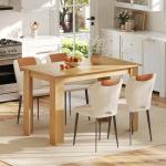 COSTWAY Rectangular Kitchen Dining Table for 4-6
