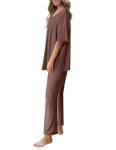 Ekouaer Women’s Soft Lounge Set with Pockets