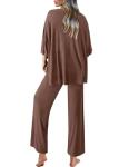 Ekouaer Women’s Soft Lounge Set with Pockets