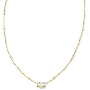Kendra Scott Mini Elisa Gold-Plated Pendant Necklace