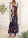 ANRABESS Women's Floral V Neck Maxi Dress