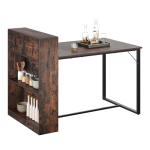 YITAHOME Industrial Dining Table with Storage Shelves