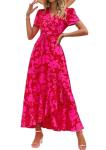 PRETTYGARDEN Women's Boho Floral Maxi Dress