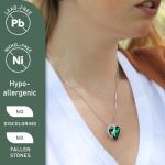 Infinity Love Birthstone Heart Necklace for Her