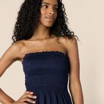 Amazon Essentials Women's Cotton Sateen Short Dress