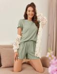 Ekouaer Women’s Soft Ribbed Pajama Set