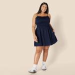 Amazon Essentials Women's Cotton Sateen Short Dress