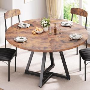 Jocoevol Round Dining Table for 2-4 People