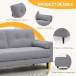 Aotumm Ciort Modern 2 Seater Sofa with Storage