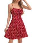 Missufe Women's Floral Mini Dress – Summer Style
