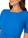 Adrianna Papell Cool Cobalt Bow Sheath Dress