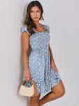 ANRABESS Summer Sleeveless Square Neck Sundress