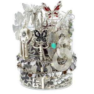 Mystery Silver Jewelry Box: 40-45 Elegant Pieces