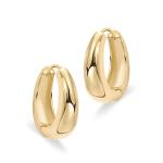 PAVOI Thick Gold Plated Chunky Hoop Earrings