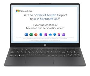 HP 15.6" Laptop with AMD Athlon and 8GB RAM