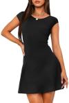 OFEEFAN Women's Elegant Mini Dress for Any Occasion