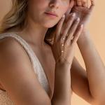 Dainty Waterproof Gold Hand Bracelets for Women