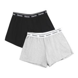 Hanes Women's Comfy Sleep Shorts 2-Pack