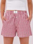 ANRABESS Women’s Gingham Summer Pajama Shorts