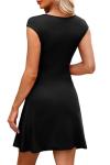 OFEEFAN Women's Elegant Mini Dress for Any Occasion