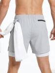 EIGIOO Men's 2-in-1 Quick Dry Running Shorts